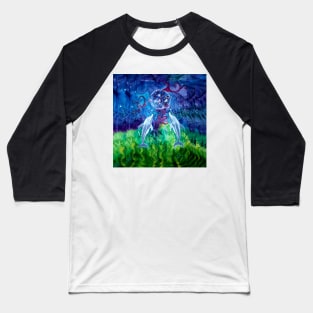 Dolphin Gaze (Square) Baseball T-Shirt